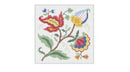 Crewel Floral II, 5"