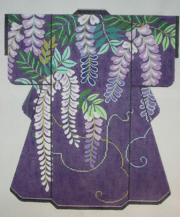 Lee's Purple Vines Kimono