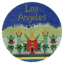 Los Angeles Christmas Ornament