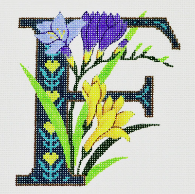 Letter "F" Freesia