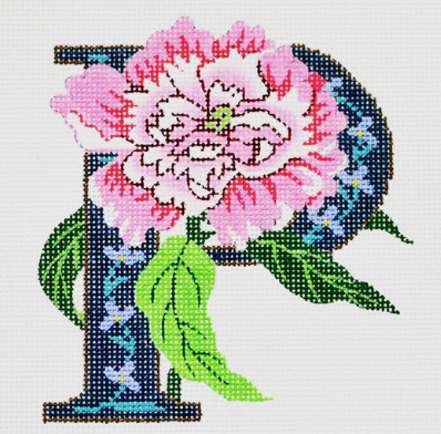 Letter "P" Peony