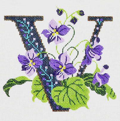 Letter "V" Violet