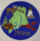 Maine Christmas Ornament
