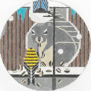 Winter-Squirrel and Finch