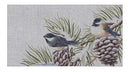 Chickadees in Winter Pine