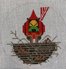 Cardinal Cradle Ornament (18M)