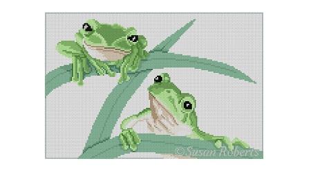 Frogs Hanging