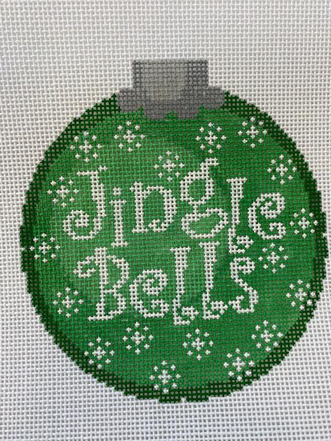Jingle Bells Ornament Green