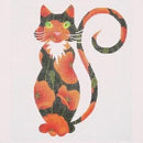Poppies Cat Canvas