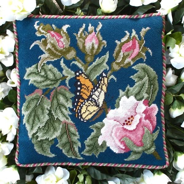 R.G. Butterfly/Rose Pillow